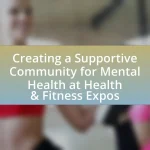 Creating a Supportive Community for Mental Health at Health & Fitness Expos