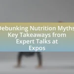 Debunking Nutrition Myths: Key Takeaways from Expert Talks at Expos