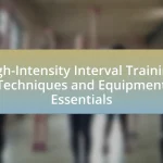 High-Intensity Interval Training: Techniques and Equipment Essentials