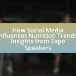How Social Media Influences Nutrition Trends: Insights from Expo Speakers