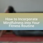 How to Incorporate Mindfulness into Your Fitness Routine