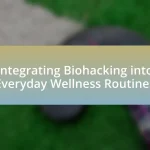 Integrating Biohacking into Everyday Wellness Routines