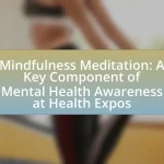 Mindfulness Meditation: A Key Component of Mental Health Awareness at Health Expos