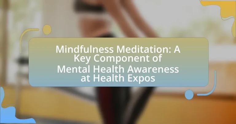 Mindfulness Meditation: A Key Component of Mental Health Awareness at Health Expos