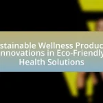 Sustainable Wellness Products: Innovations in Eco-Friendly Health Solutions