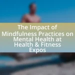 The Impact of Mindfulness Practices on Mental Health at Health & Fitness Expos