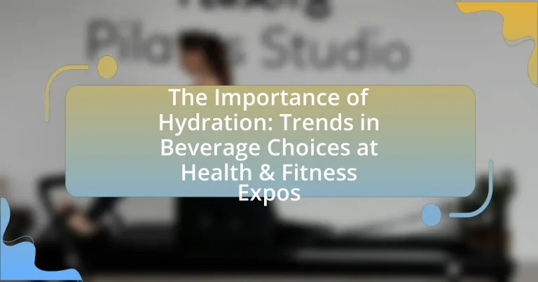 The Importance of Hydration: Trends in Beverage Choices at Health & Fitness Expos