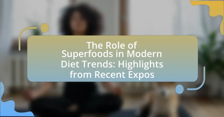 The Role of Superfoods in Modern Diet Trends: Highlights from Recent Expos
