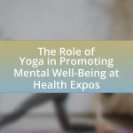 The Role of Yoga in Promoting Mental Well-Being at Health Expos