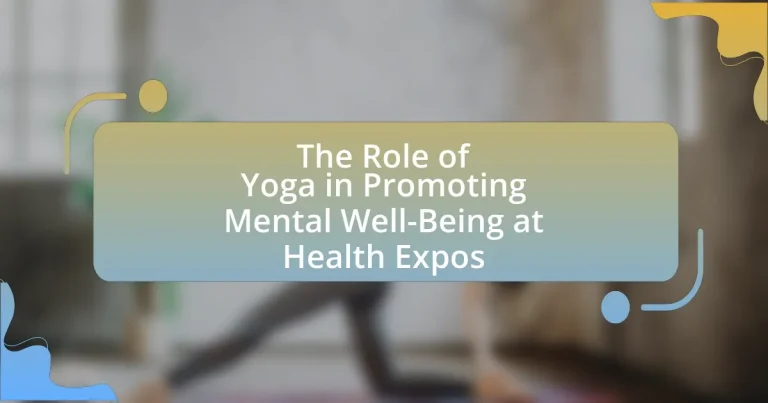 The Role of Yoga in Promoting Mental Well-Being at Health Expos