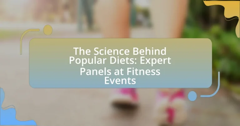 The Science Behind Popular Diets: Expert Panels at Fitness Events