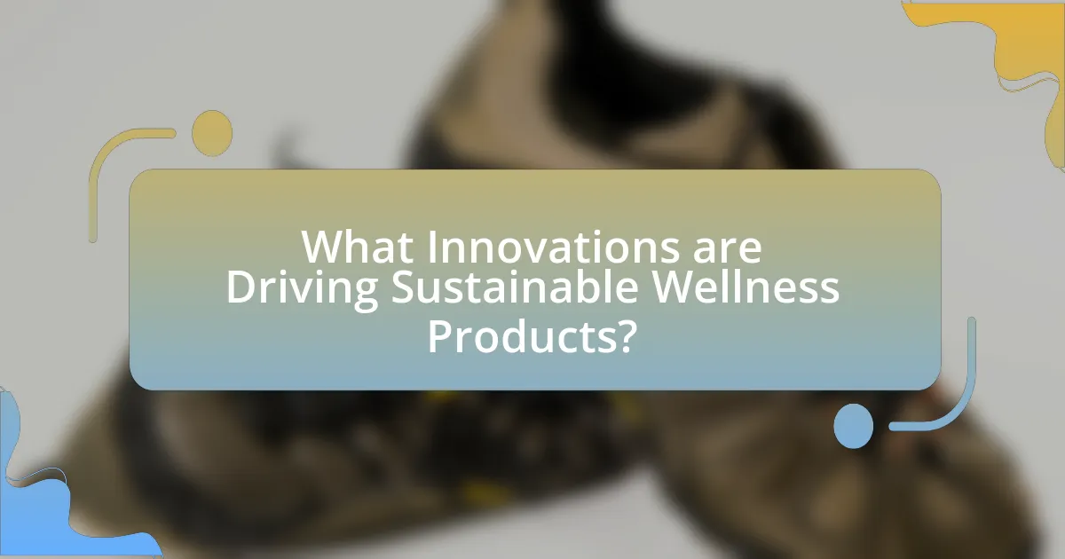What Innovations are Driving Sustainable Wellness Products?