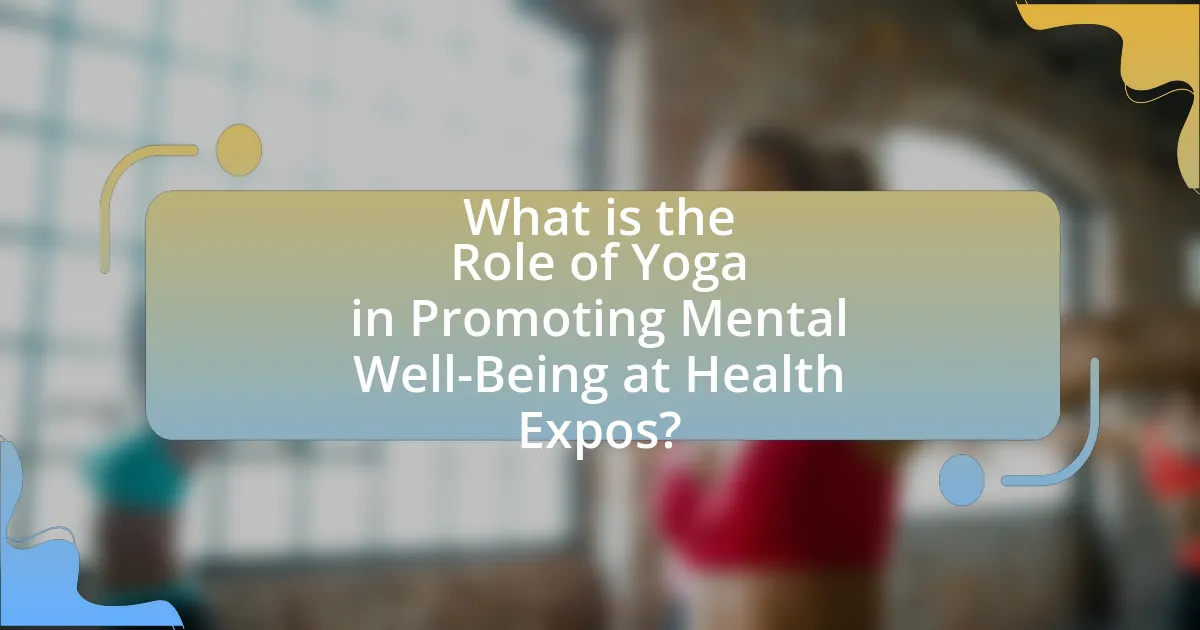 What is the Role of Yoga in Promoting Mental Well-Being at Health Expos?